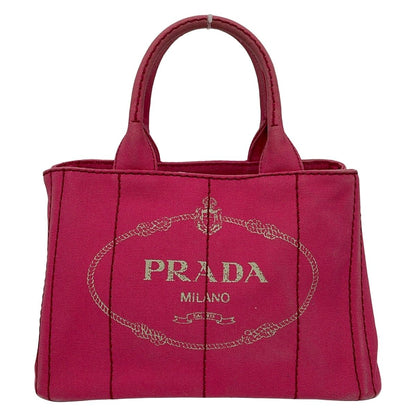 Prada Tote Bag Canapa Pink