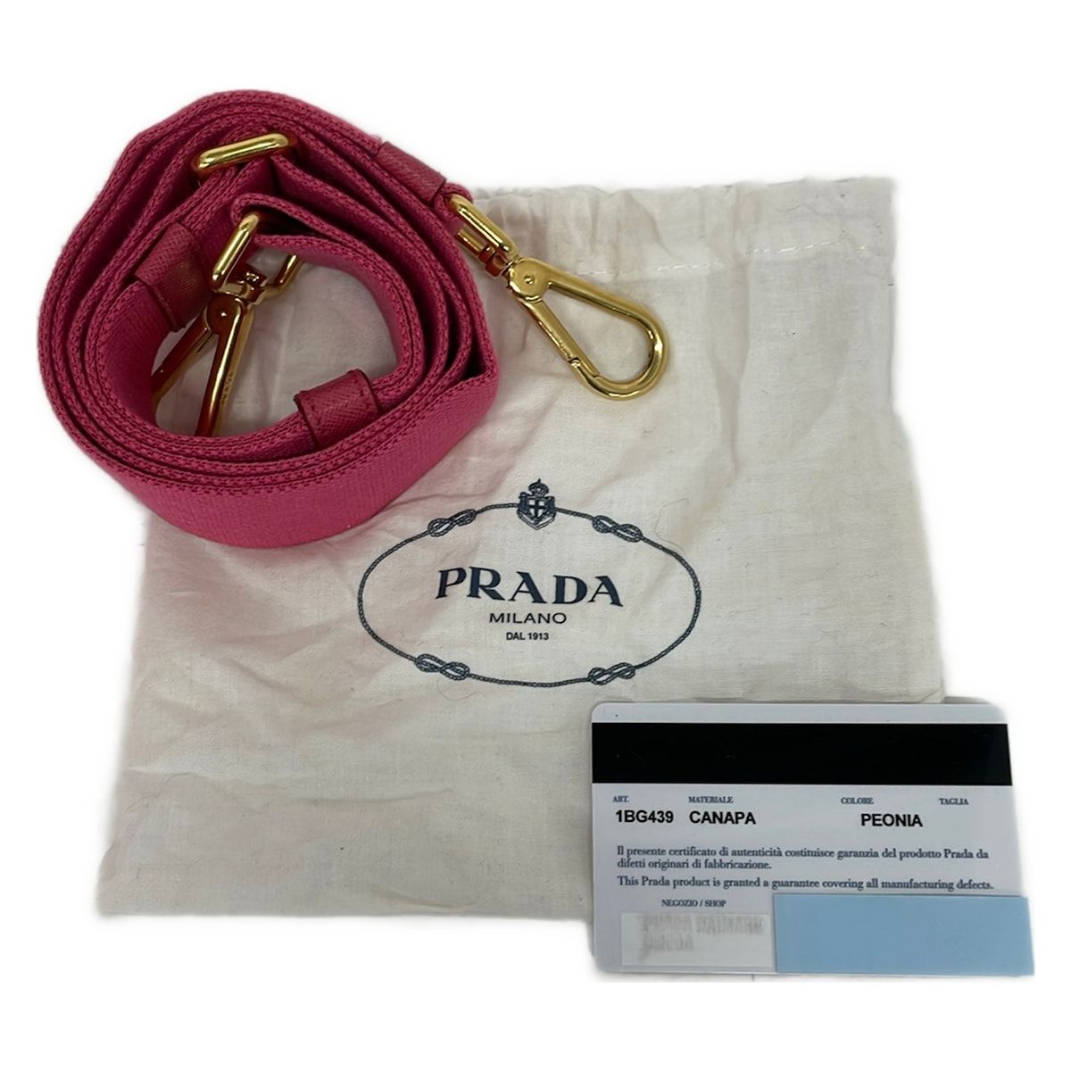 Prada Tote Bag Canapa Pink — view 8