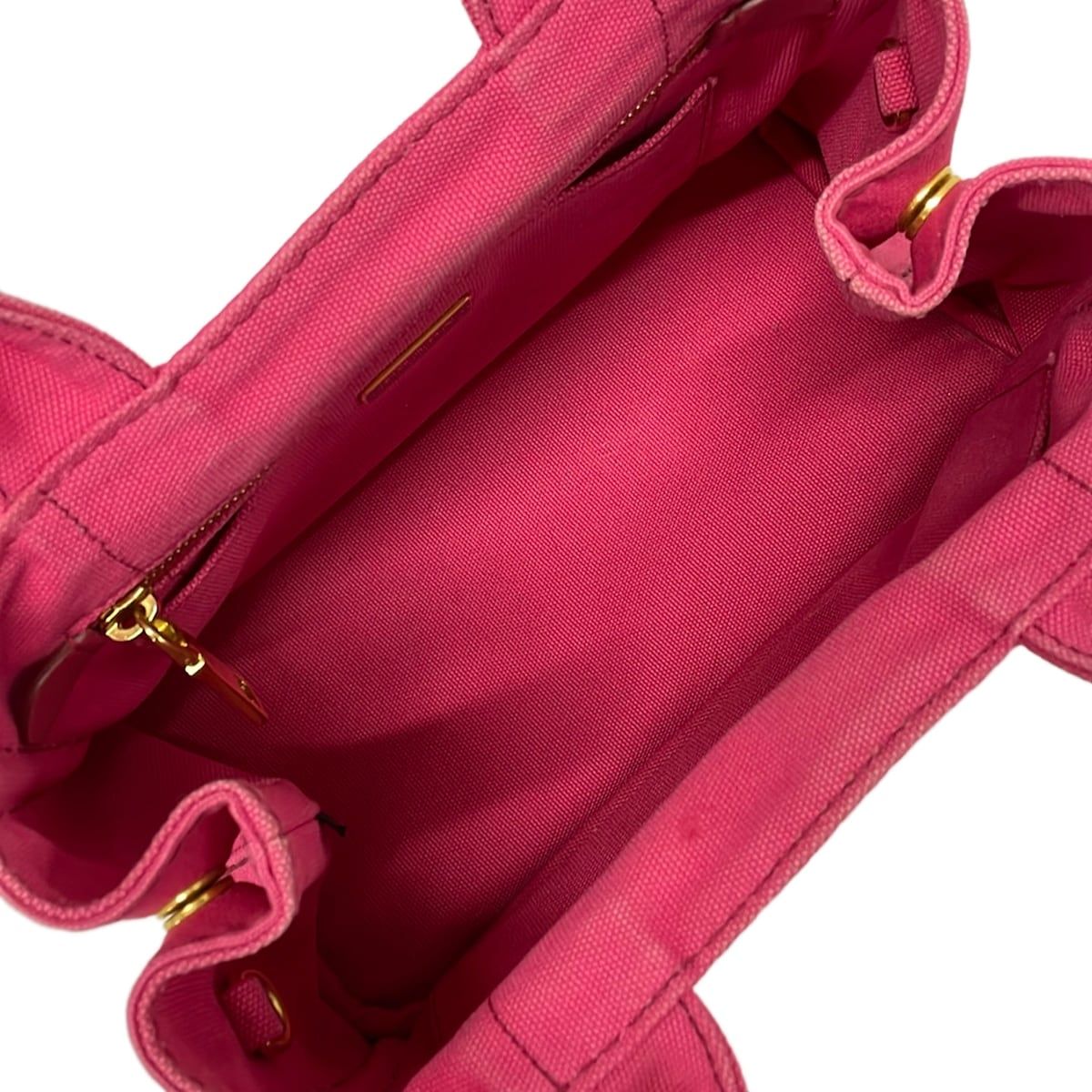 Prada Tote Bag Canapa Pink — view 7