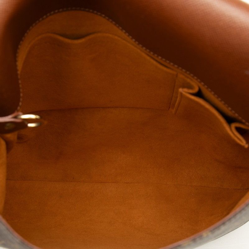 Louis Vuitton Monogram Musette Crossbody Shoulder Bag Brown Leather — view 4