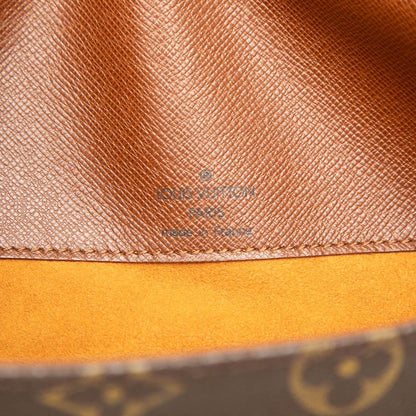 Louis Vuitton Monogram Musette Crossbody Shoulder Bag Brown Leather — view 5