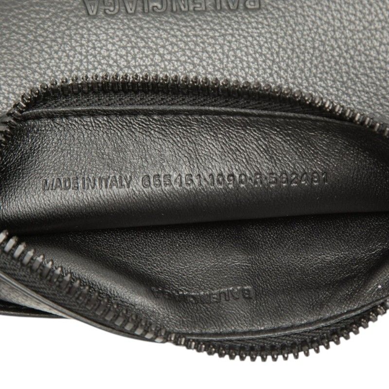 Balenciaga North South Tote Shoulder Bag 2-Way Black Leather — view 6