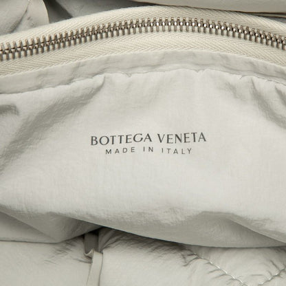 Bottega Veneta Maxi Intrecciato Squash Tote Bag White Leather — view 5