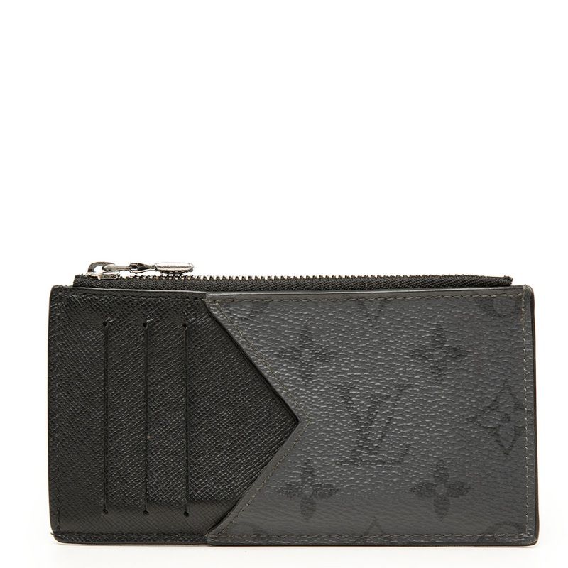 Louis Vuitton Monogram Eclipse Reverse Coin Purse Card Case Fragment Case M