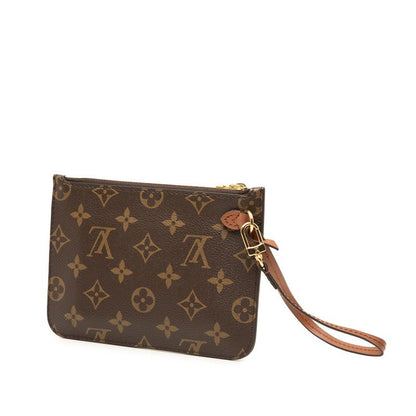 Louis Vuitton Loop Hobo Pouch Clutch Brown Leather — view 2