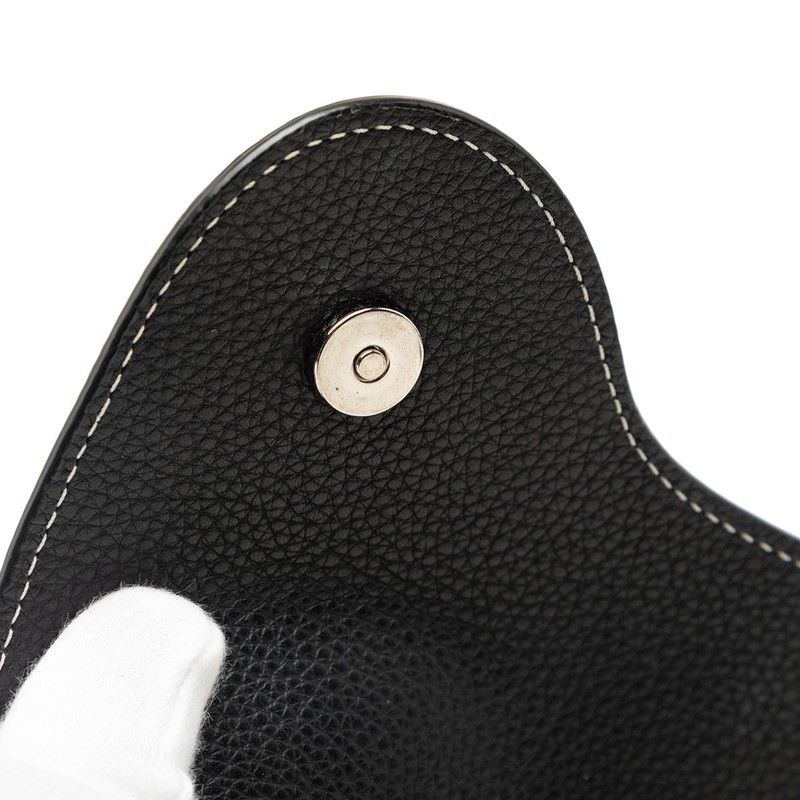 Dior Shawn Stussy Saddle Crossbody Shoulder Bag Black Leather — view 5