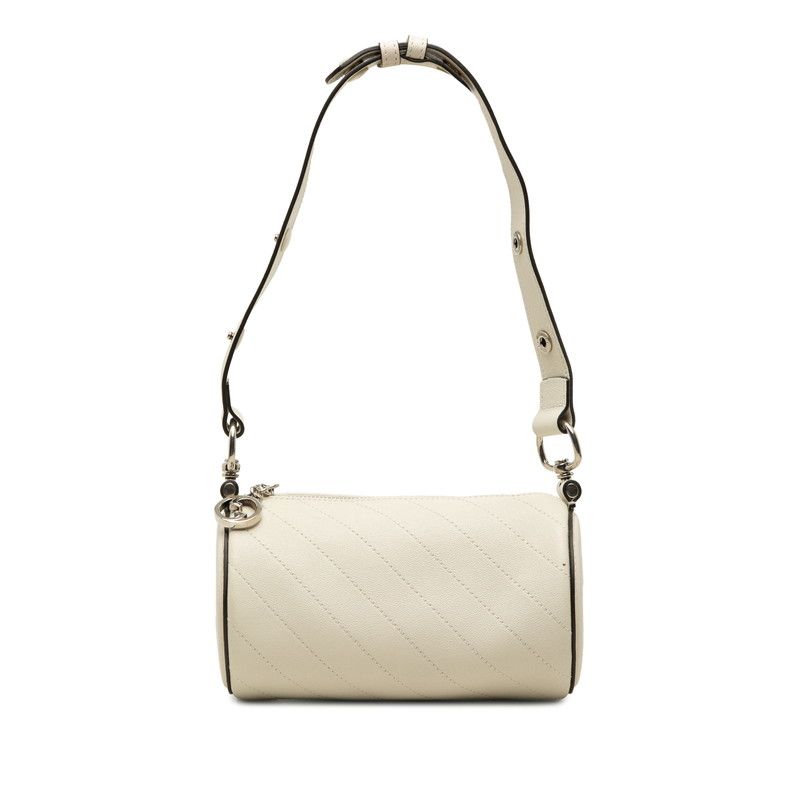 Gucci Blondie Handle Shoulder Bag White Leather
