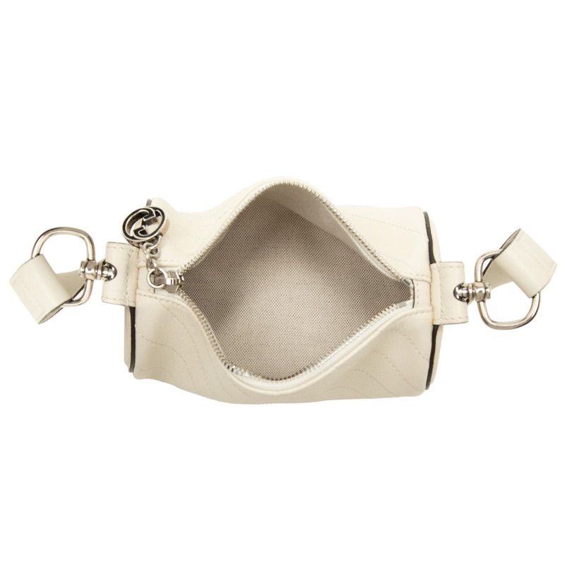 Gucci Blondie Handle Shoulder Bag White Leather — view 4