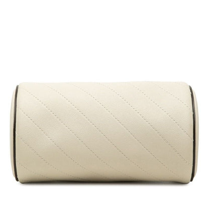 Gucci Blondie Handle Shoulder Bag White Leather — view 3