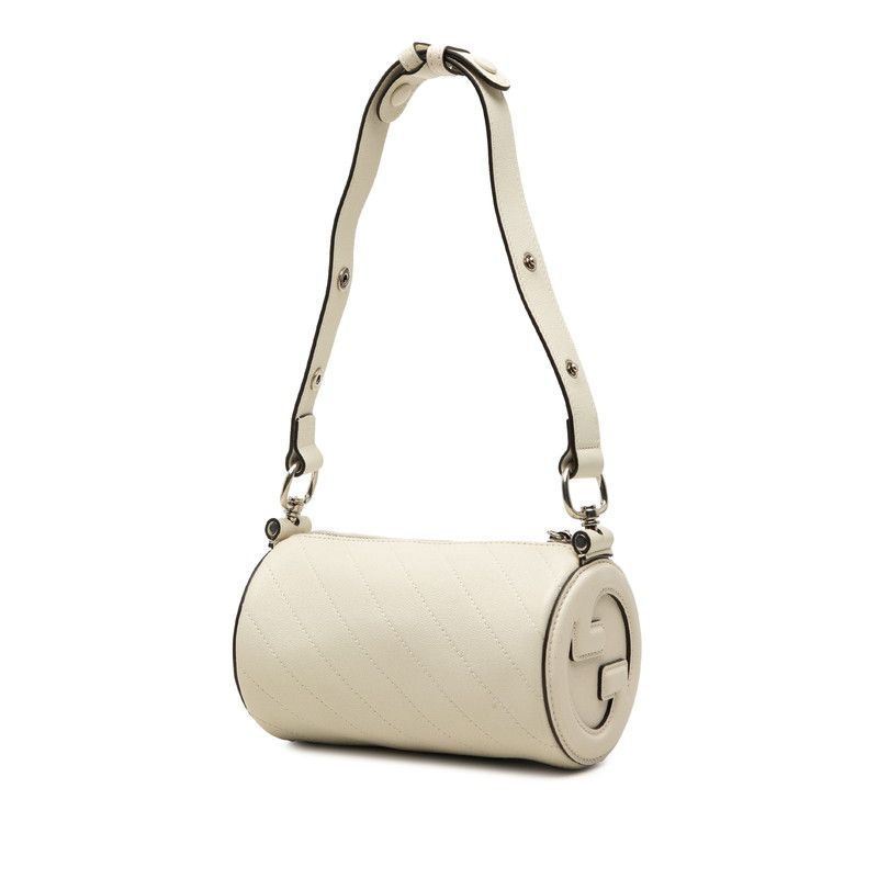 Gucci Blondie Handle Shoulder Bag White Leather — view 2