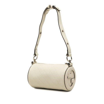 Gucci Blondie Handle Shoulder Bag White Leather — view 2