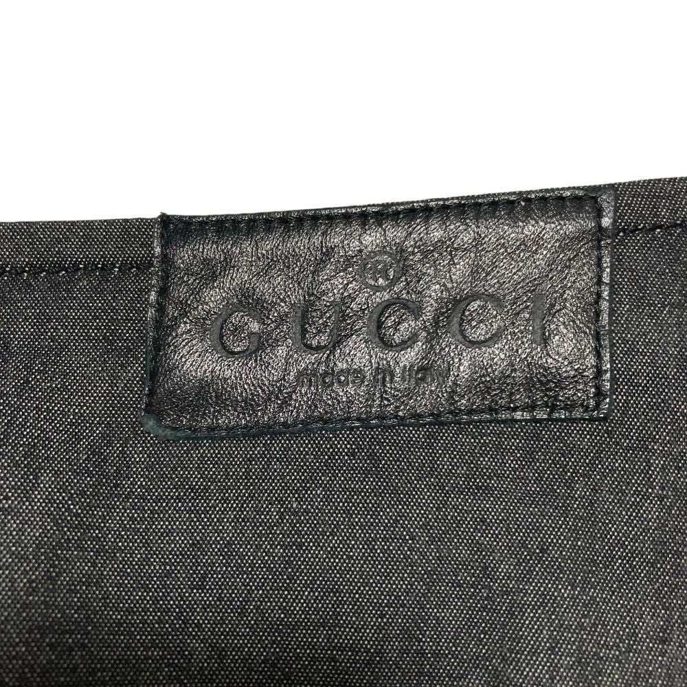 Gucci Tom Ford Era Slit Denim Tight Skirt Gray 42 — view 5