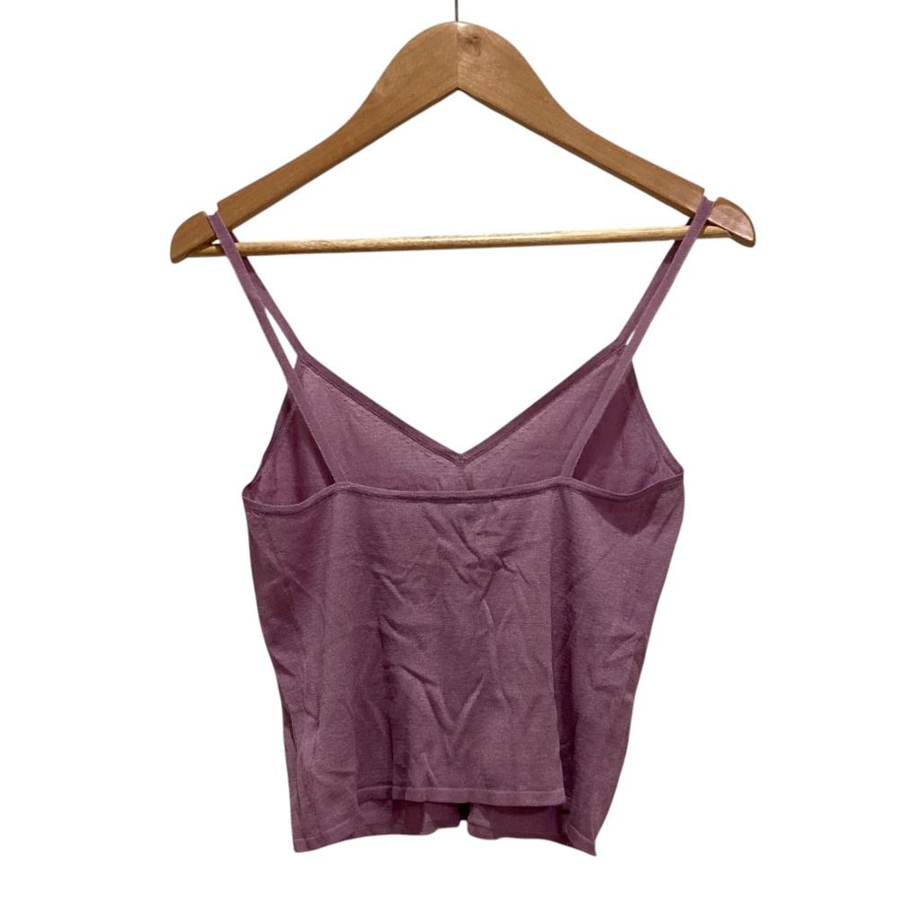 Gucci Tom Ford Era Cropped Knit Camisole Pink S — view 2