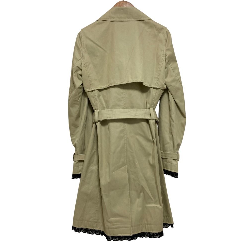 Dolce & Gabbana Lace Docking Lining Leopard Trench Coat Beige 36 — view 4
