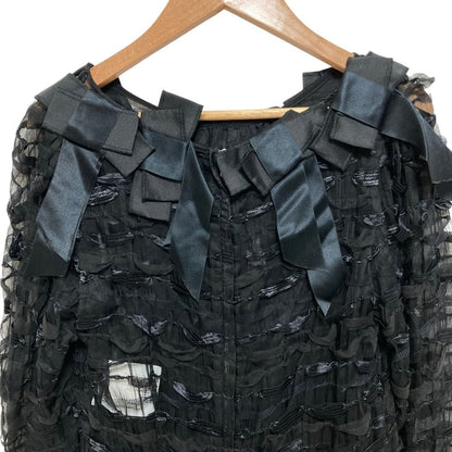 Dolce & Gabbana Tulle Sheer Dress Black 40 — view 4
