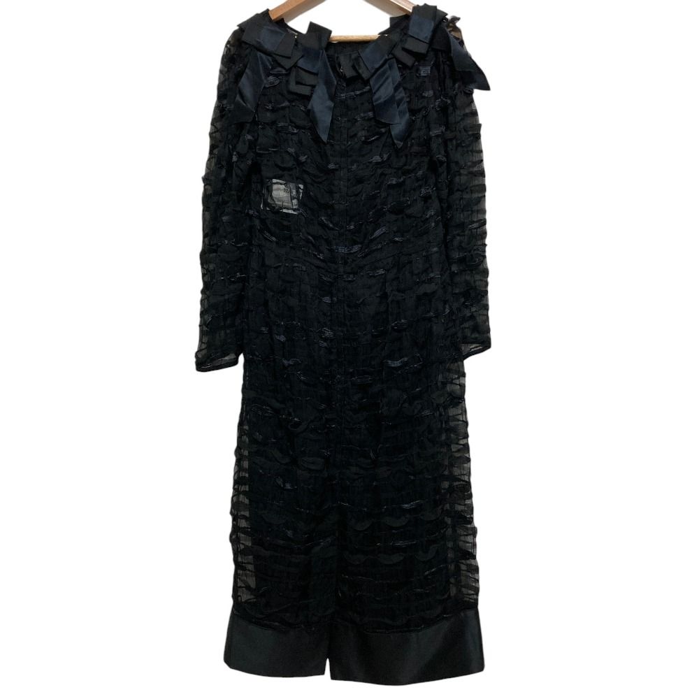 Dolce & Gabbana Tulle Sheer Dress Black 40 — view 3