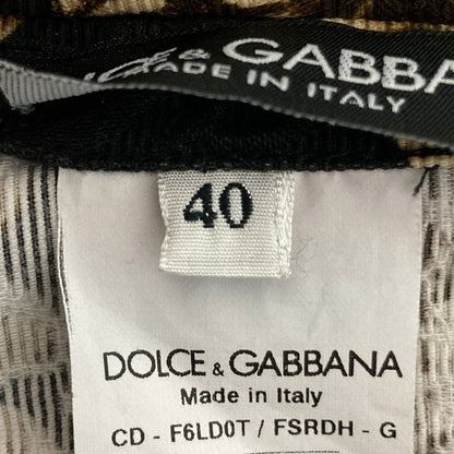 Dolce & Gabbana Ancient Coin Pattern Embossed Sleeveless Dress Black 40 — view 6
