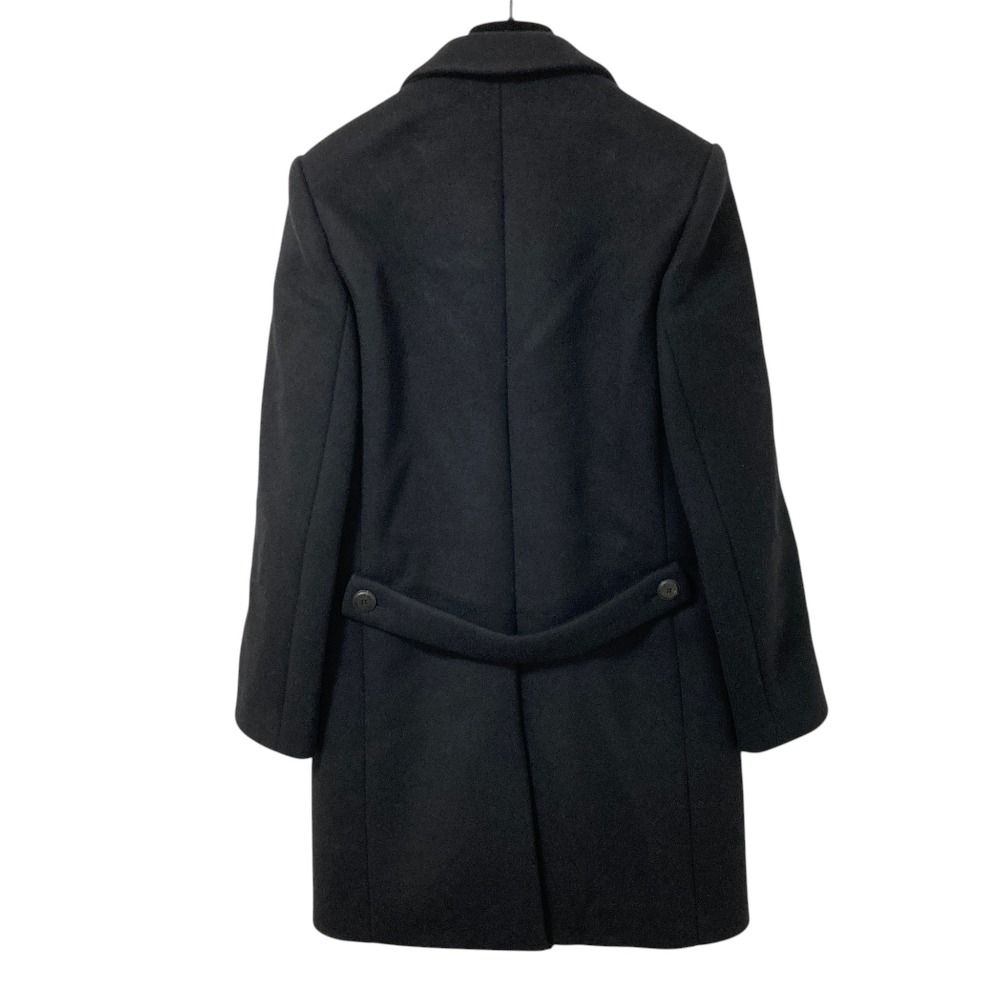 Balenciaga Wool Melton Chesterfield Black Jacket 34 — view 2