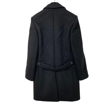Balenciaga Wool Melton Chesterfield Black Jacket 34 — view 2