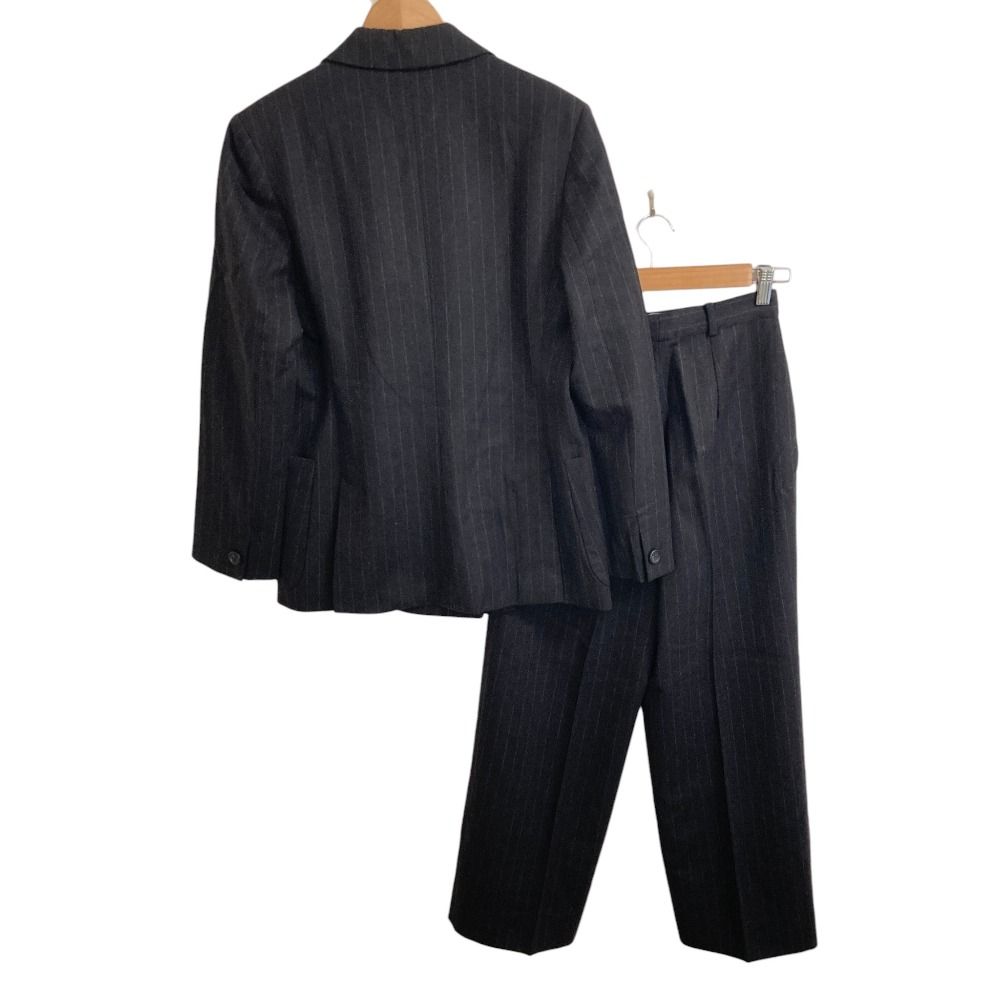 Max Mara Weekend Double Breasted Jacket Trousers Set Suit Charcoal Gray 40 — view 2