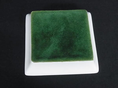 Hermes Toukan Bird Square Plate Dish Tableware Green White — view 2