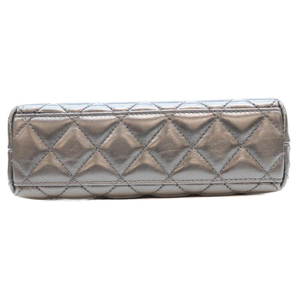 Chanel Black Calfskin Quilted Mini Shopping Shoulder Bag — view 5
