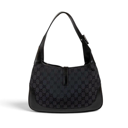 Gucci Jackie Hobo GG Canvas Black Line Shoulder Bag — view 2