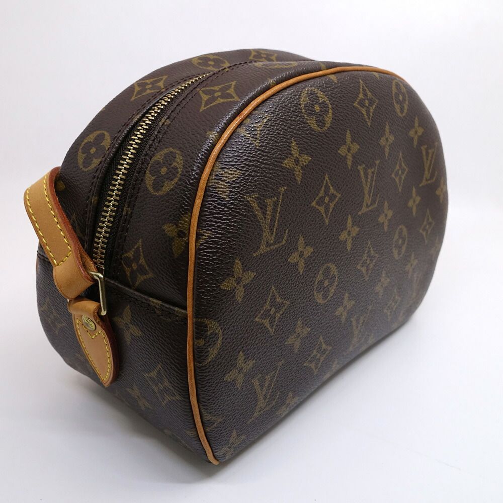 Louis Vuitton Blois Shoulder Bag Monogram Canvas Brown Gold — view 2