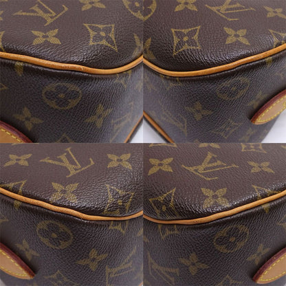 Louis Vuitton Blois Shoulder Bag Monogram Canvas Brown Gold — view 5