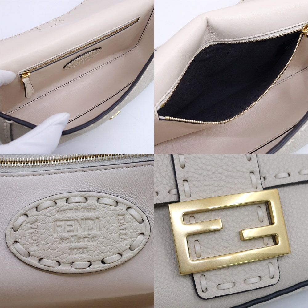 Miu Miu Beau Bag Large Handle Leather Cognac Brown Gold — view 6