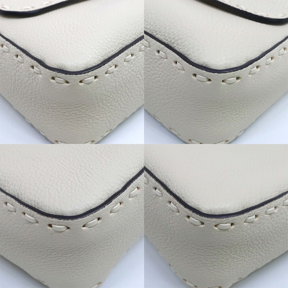 Miu Miu Beau Bag Large Handle Leather Cognac Brown Gold — view 5