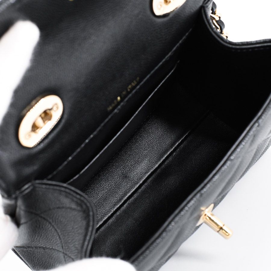 Chanel Shoulder Bag Top Handle Mini Clutch — view 4