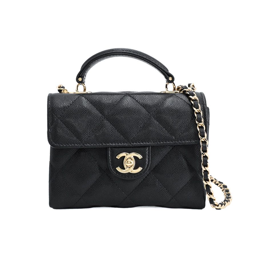 Chanel Shoulder Bag Top Handle Mini Clutch