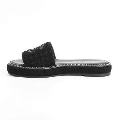 Chanel Shoes Sandals Black — view 4