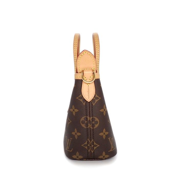 Louis Vuitton Shoulder Bag Neverfull BB Brown Beige Monogram Canvas Vachetta — view 3