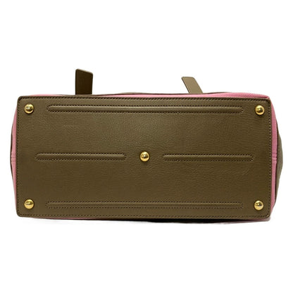 Saint Laurent Rive Gauche Handle Muse to Light Brown Leather Handbag — view 5