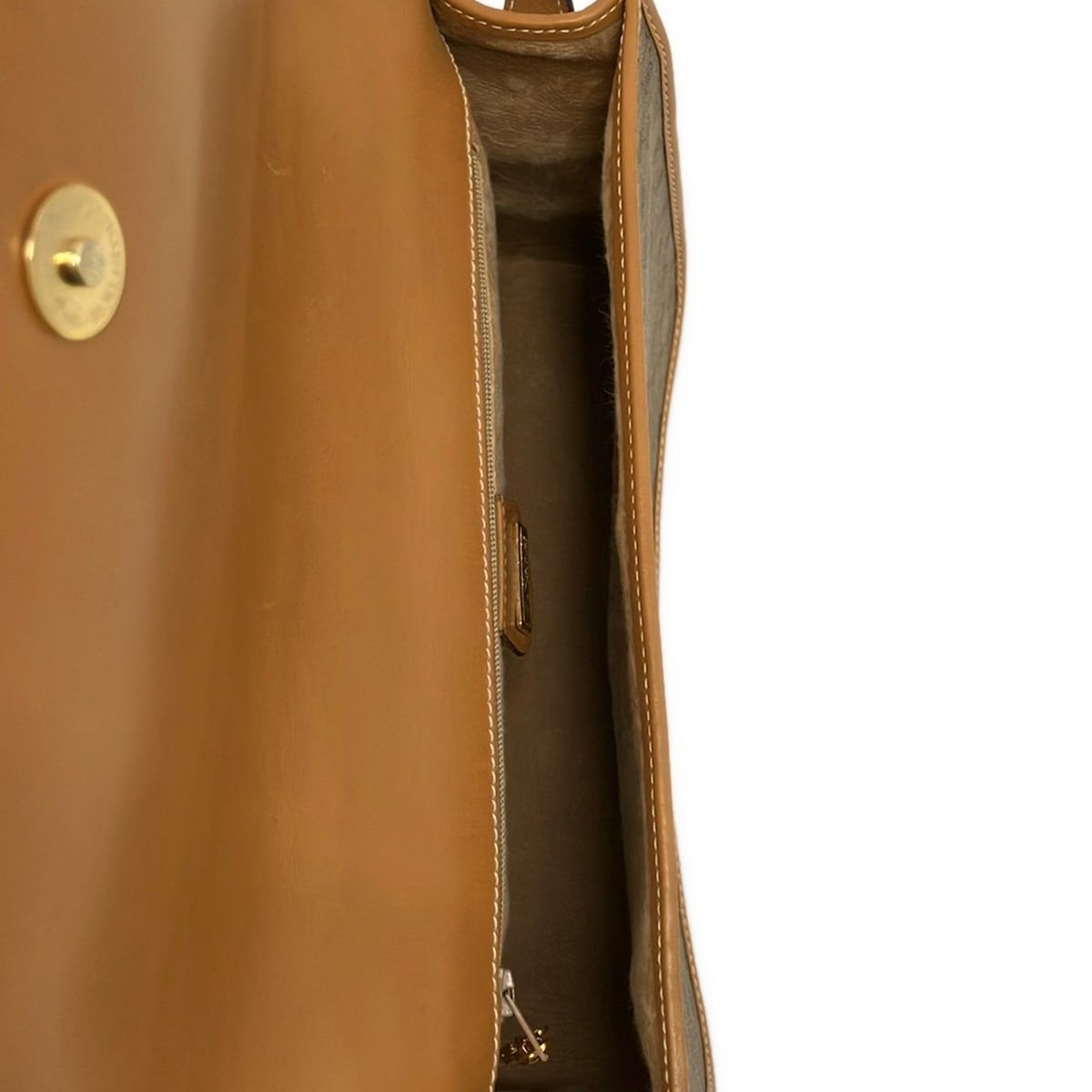 Gucci Shoulder Bag Vintage Beige Leather — view 7