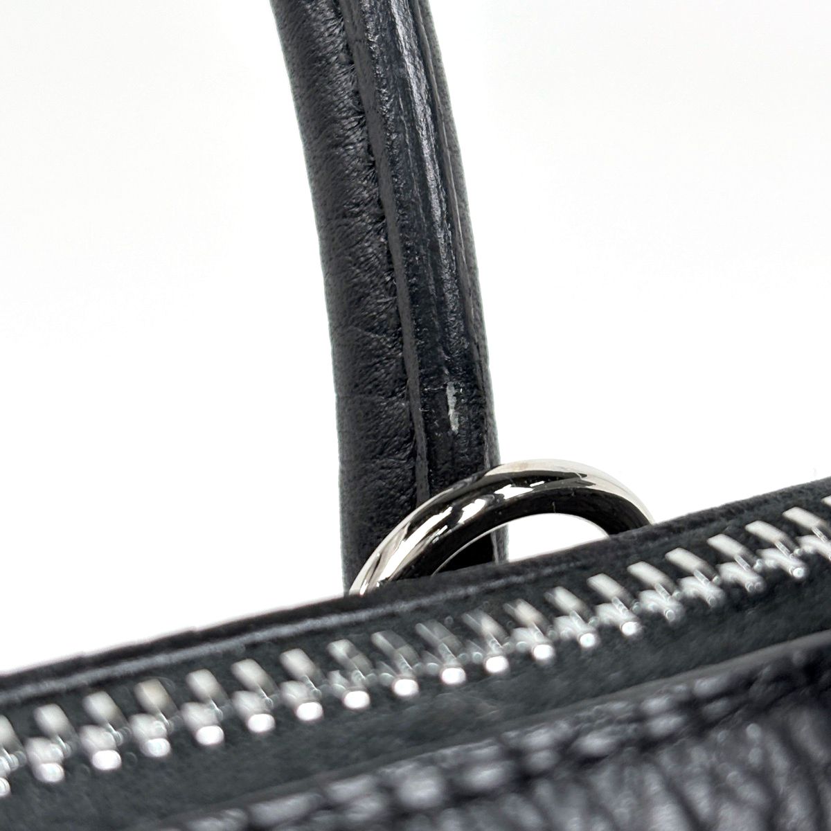 Hermes Bolide 31 2-Way Togo Black Handbag — view 6