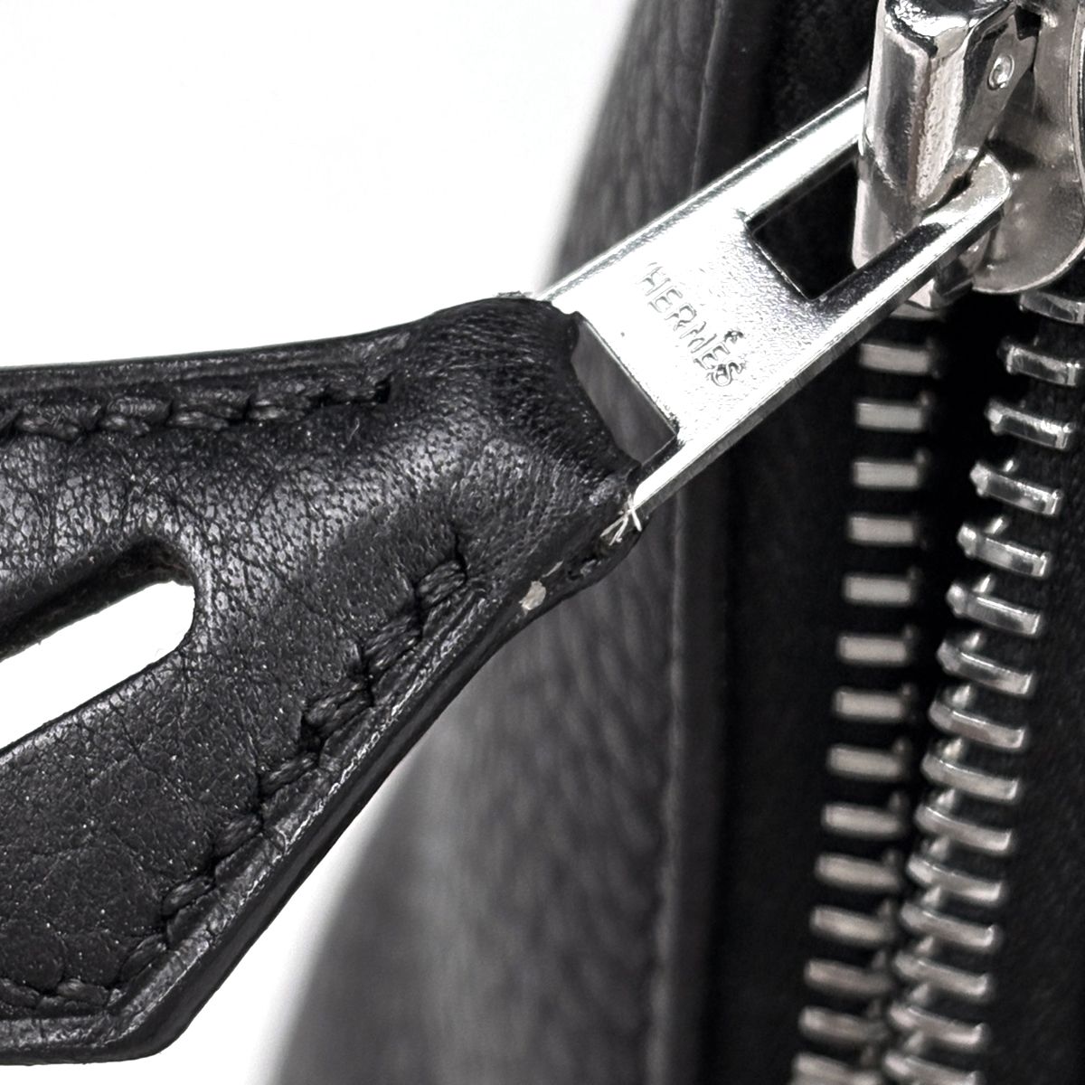 Hermes Bolide 31 2-Way Togo Black Handbag — view 5