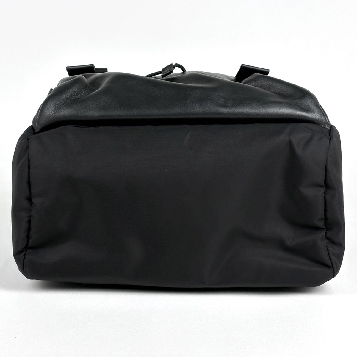 Prada Logo Backpack Tessuto Nylon Nero — view 3