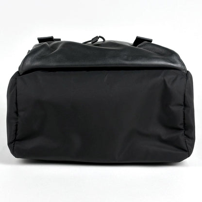Prada Logo Backpack Tessuto Nylon Nero — view 3