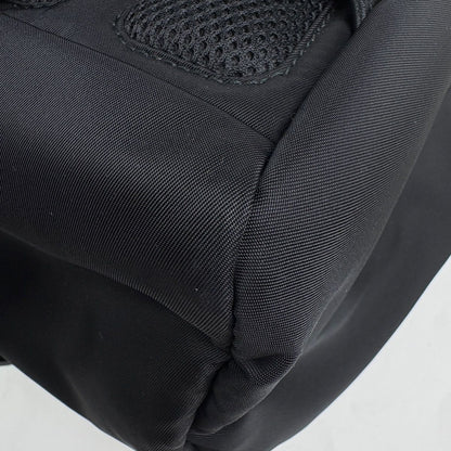 Prada Logo Backpack Tessuto Nylon Nero — view 4