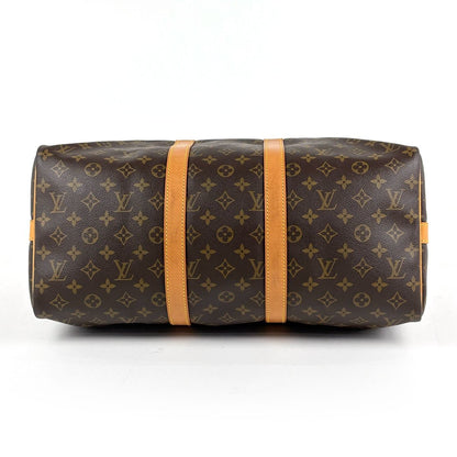 Louis Vuitton Keepall Bandouliere 45 2-Way Boston Bag Monogram Brown — view 2