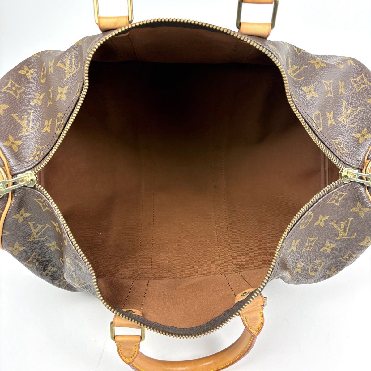 Louis Vuitton Keepall Bandouliere 45 2-Way Boston Bag Monogram Brown — view 8