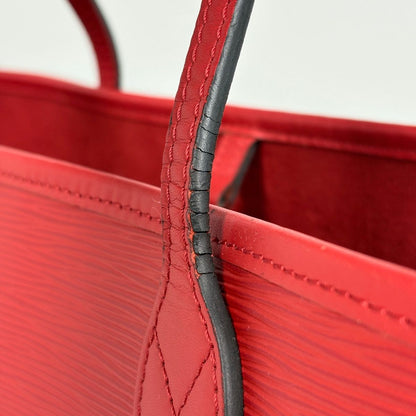 Louis Vuitton Neverfull MM Tote Bag Epi Coquelicot — view 7