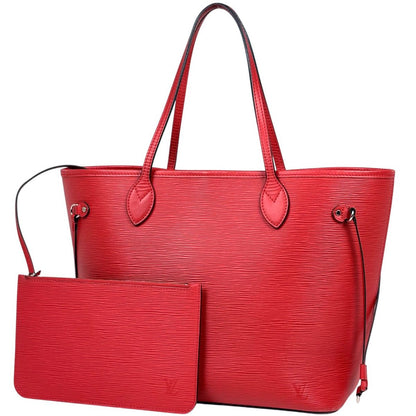 Louis Vuitton Neverfull MM Tote Bag Epi Coquelicot
