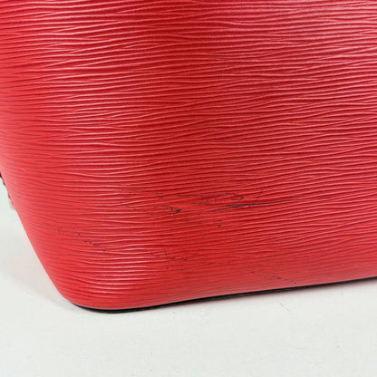 Louis Vuitton Neverfull MM Tote Bag Epi Coquelicot — view 4