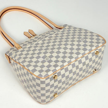 Louis Vuitton Figheri PM Shoulder Bag Damier Azur White — view 2