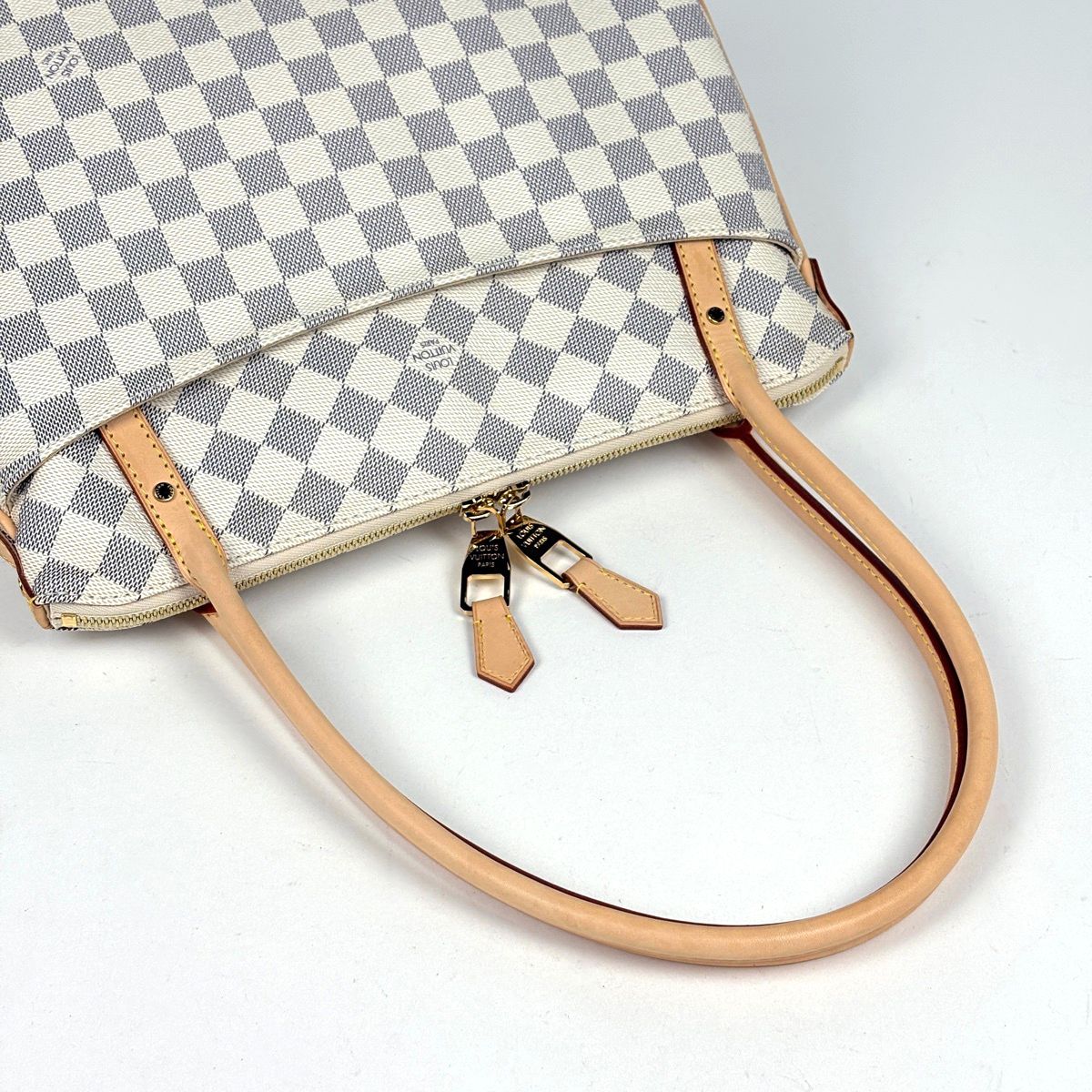 Louis Vuitton Figheri PM Shoulder Bag Damier Azur White — view 6