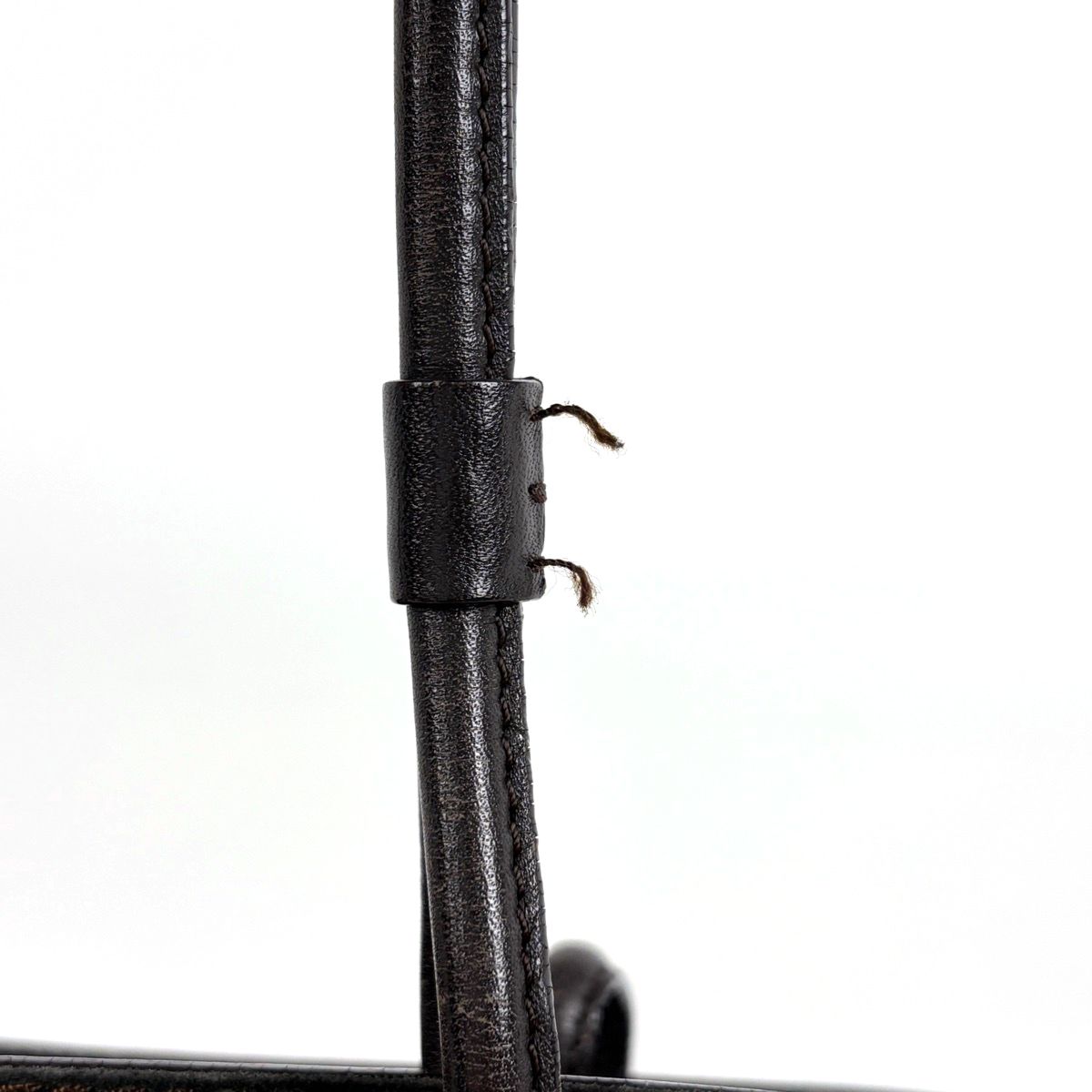 Loewe Anagram Shoulder Bag Suede Green Brown — view 7